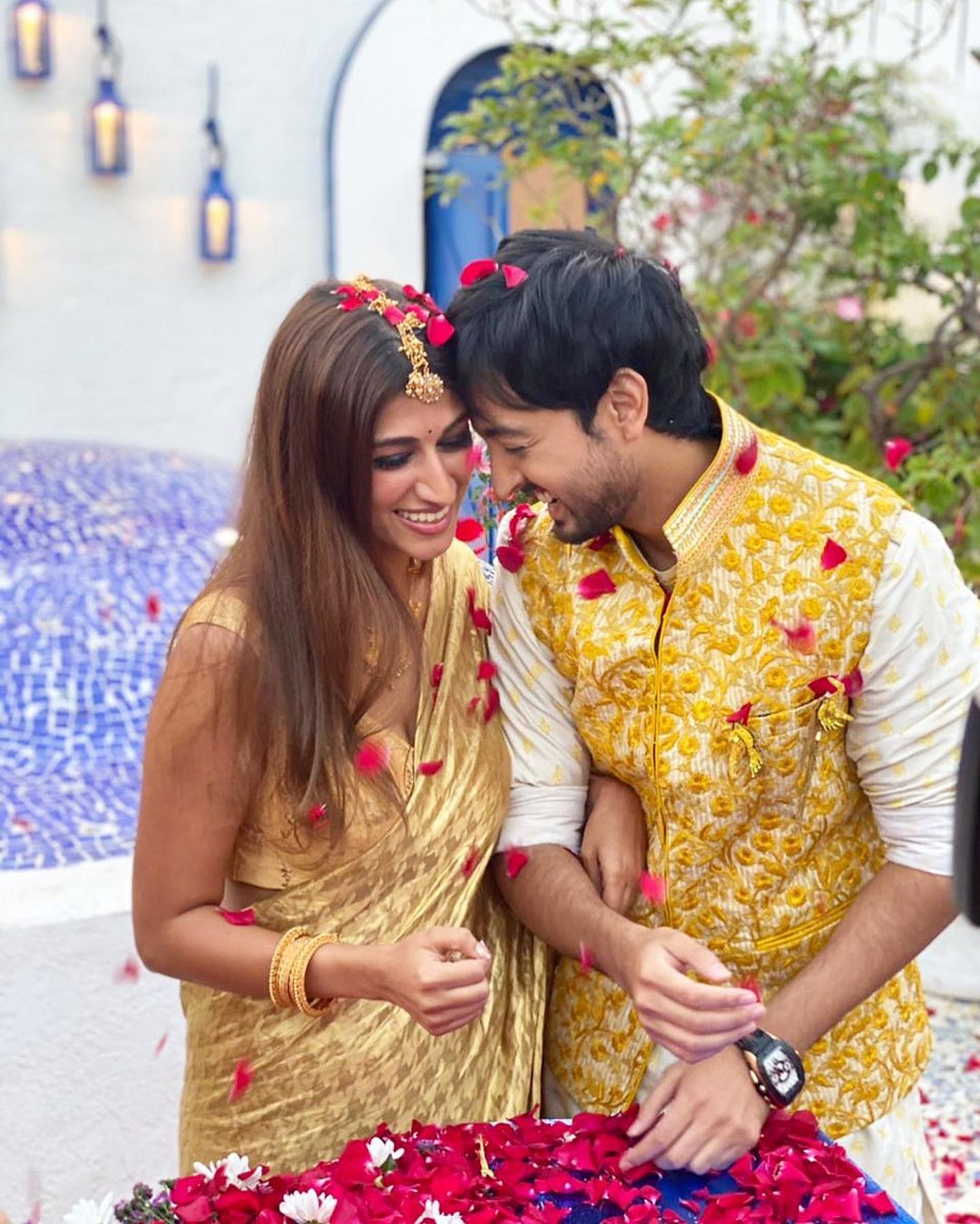 shraddha kapoor and rohan shrestha together at wedding venue of priyank ...