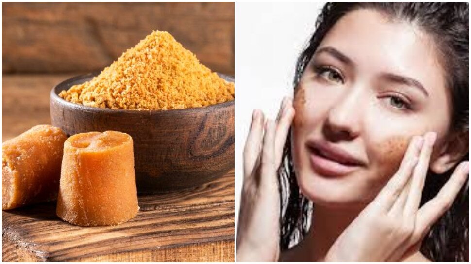 jaggery face pack benefits for clear skin removes aging signs Jaggery Face Pack बेदाग और