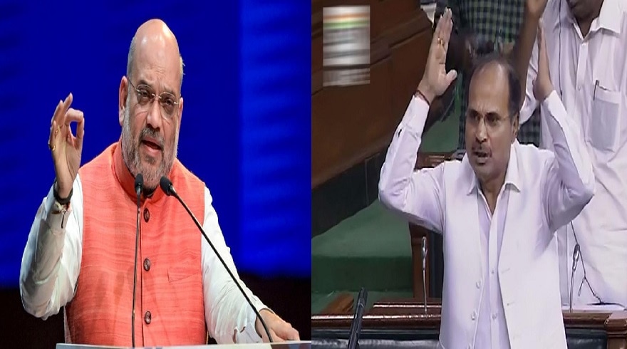 टैगोर की कुर्सी पर बवाल: Amit Shah ने नेहरू और राजीव का नाम लेकर अधीर रंजन को दिया करारा जवाब