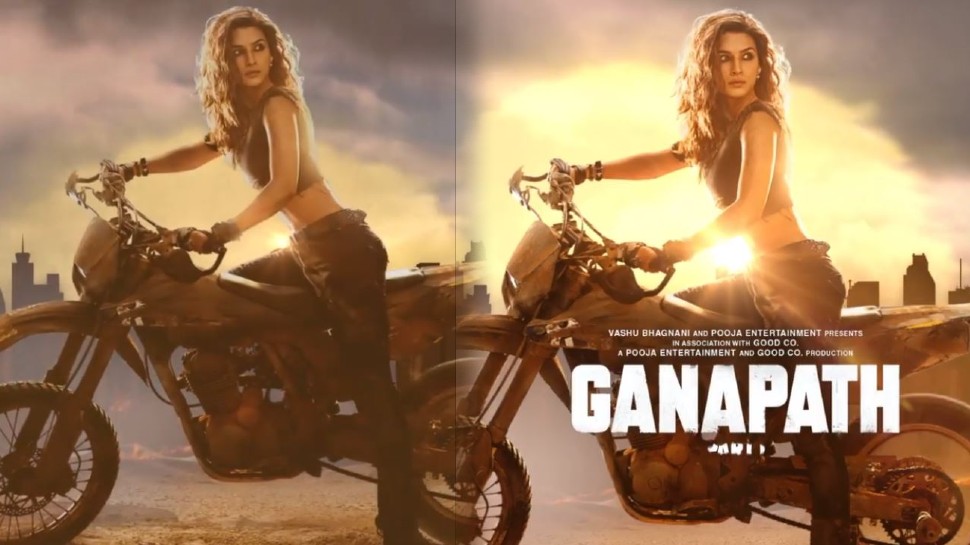 Tiger Shroff Film Ganpat Second Motion Poster Having Kriti Sanon