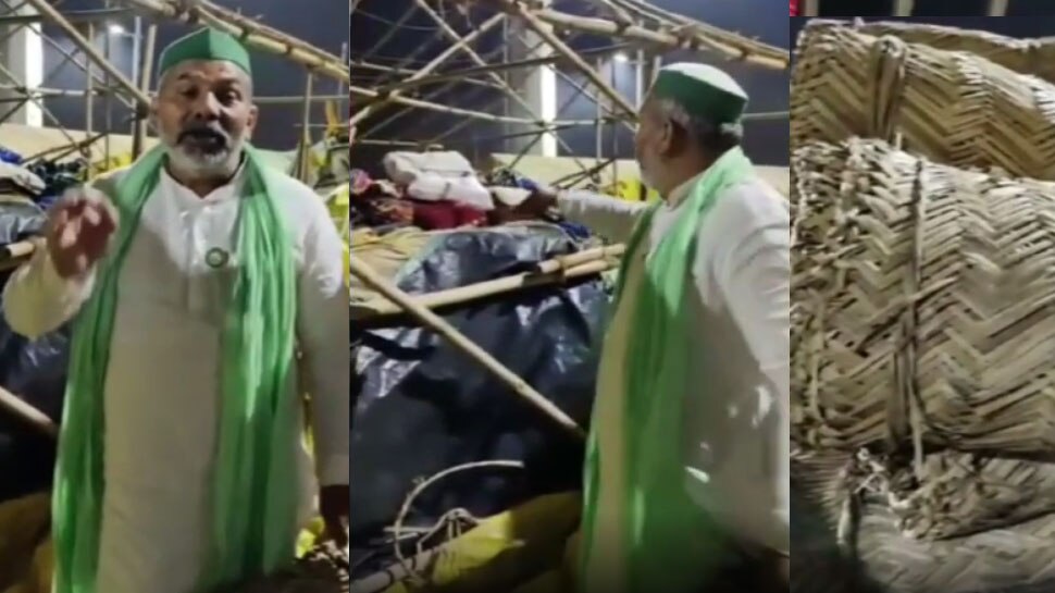 rakesh tikait says will manage ac and cooler in gazipur tent during