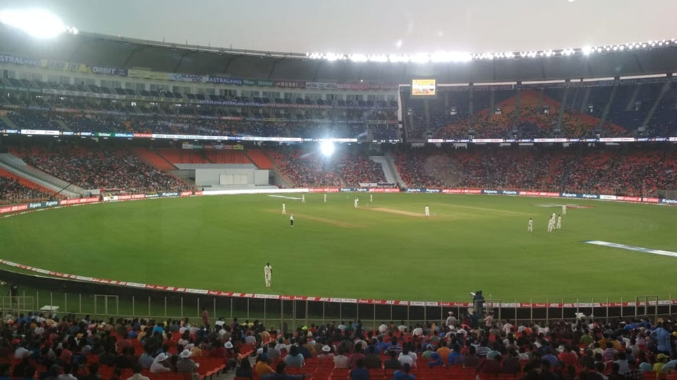 Motera Stadium LED Lights off