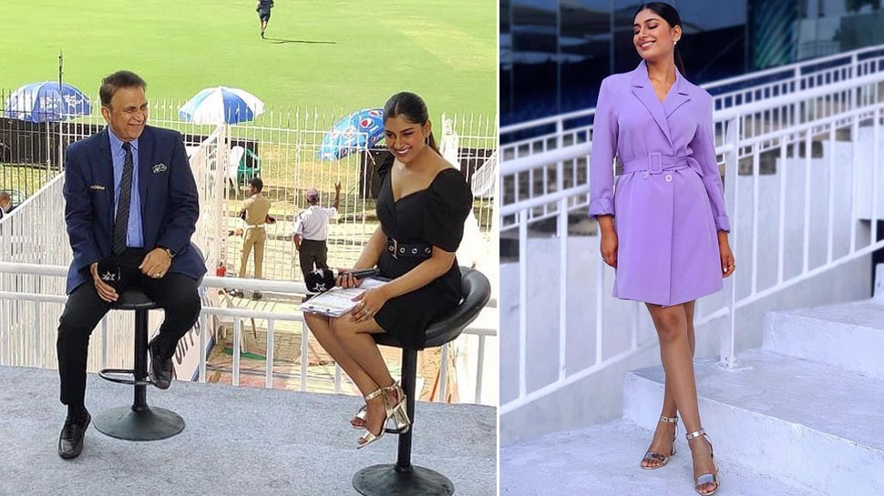 बेहद कॉन्फिडेंट हैं किरा Kira Narayanan Sunil Gavaskar Anchoring