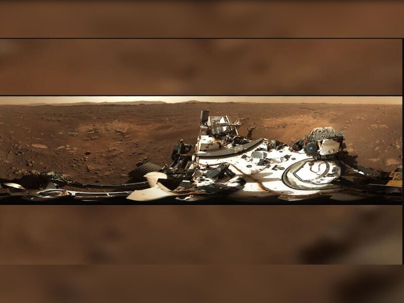 NASA released 360 ° panorama photo of Mars Perseverance Rover falling ...