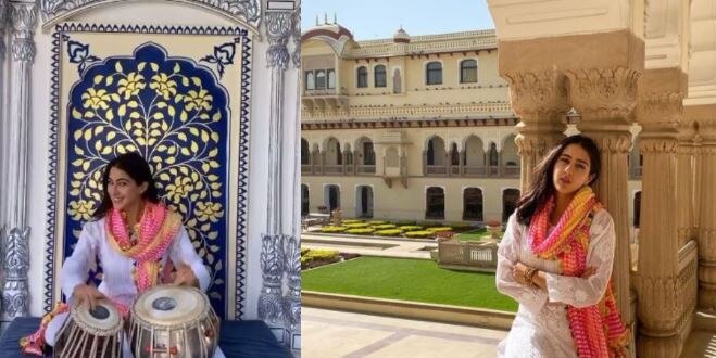 Sara Ali Khan बनीं तबला वादक, वीडियो हो रहा है वायरल