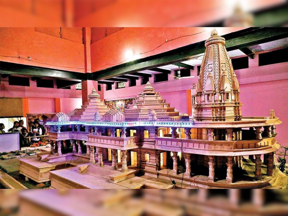 राम मंदिर का मॉडल (फाइल फोटो).