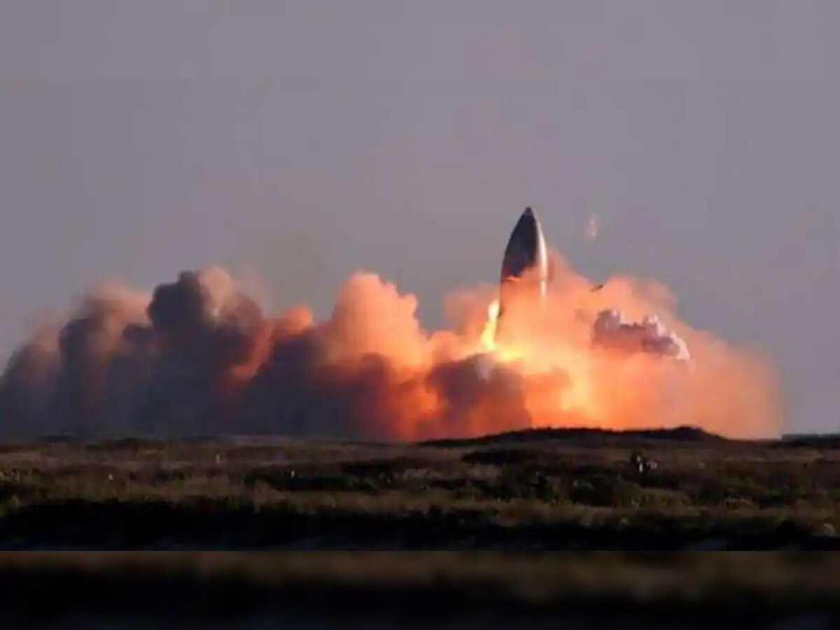 Test Flight ପରୀକ୍ଷା ବେଳେ ଜଳିଗଲା  SpaceX Rocket