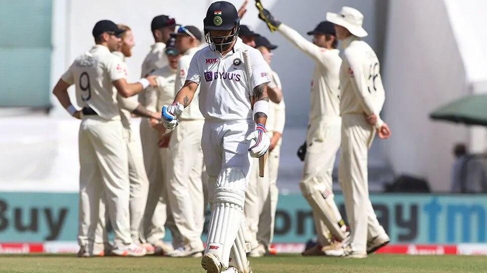 कोहली शून्य पर आउट Virat Kohli Duck Out