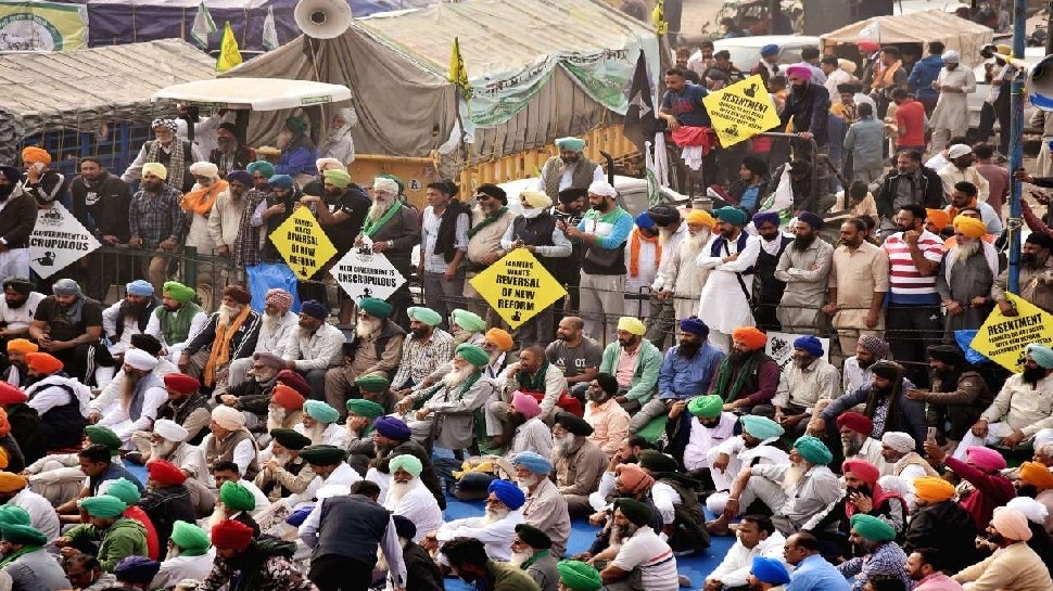 Protesting farmers blocked Western Peripheral Expressway, KMP Expressway to mark 100 days of farmers' protest against farm laws.