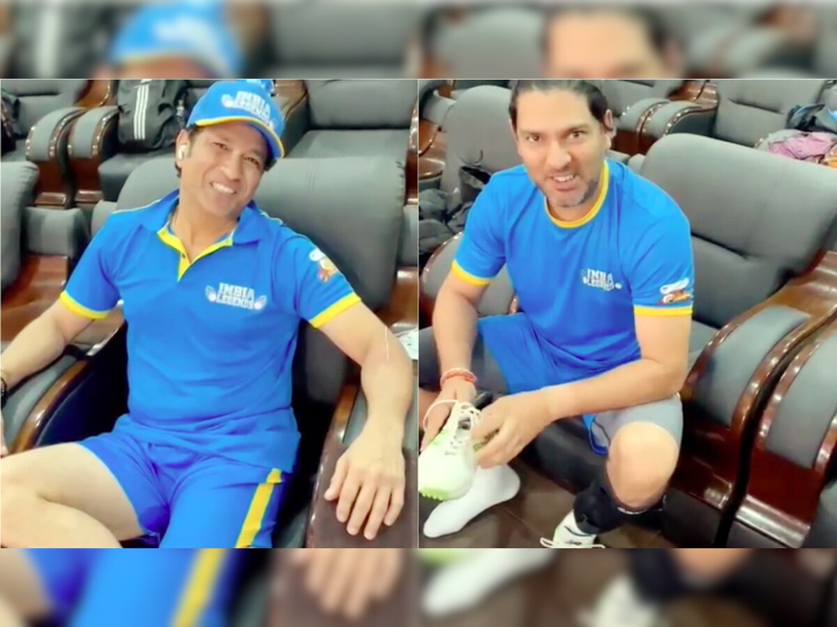 Sachin Tendulkar and Yuvraj Singh