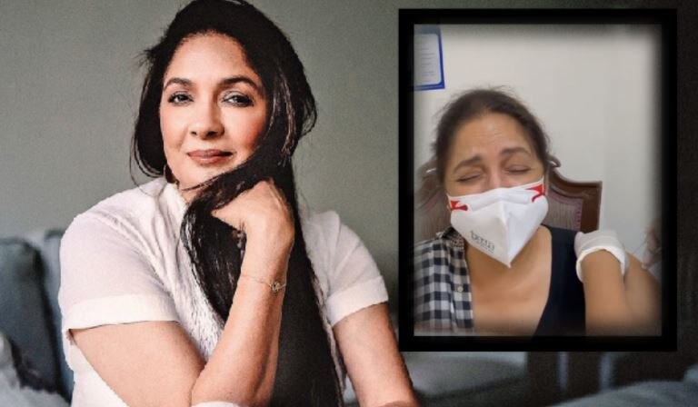 कोरोना वैक्सीन लगवाते हुए बच्चों की तरह रोईं Neena Gupta, क्या आपने देखा वीडियो? 