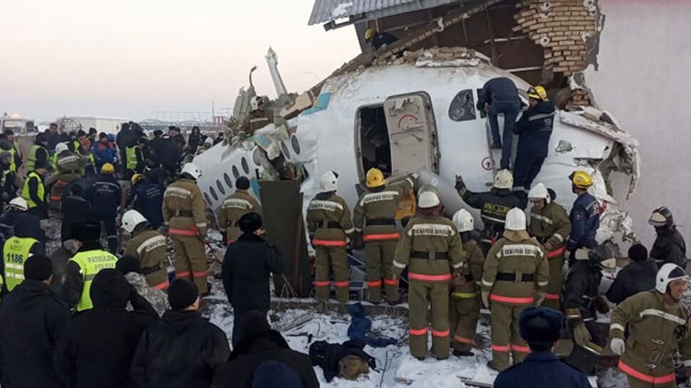 Kazakhstan में लैंडिंग के दौरान क्रैश हुआ सेना का विमान, क्रू मैंबर्स के 4 सदस्यों की मौत