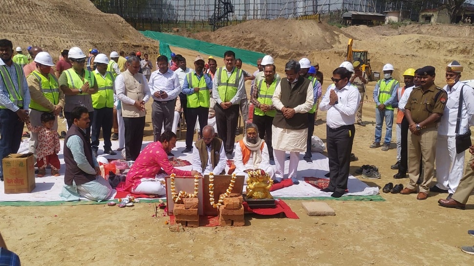 खत्म हुआ इंतजार, पूरे विधि विधान से हुआ राम मंदिर नींव भराई का वैदिक पूजन