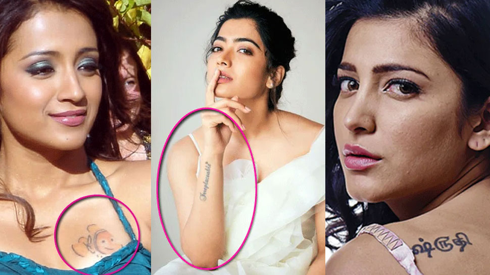Samantha Akkineni to Rashmika Mandanna to Shruti Haasan 9 south actresses  and their COOL body tattoos