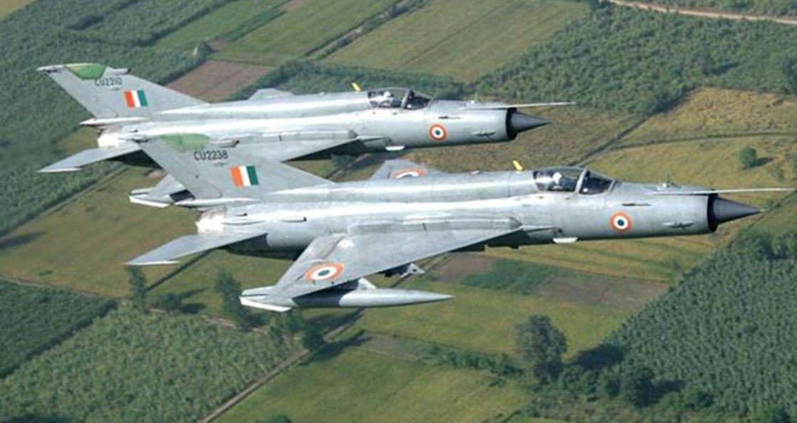 वायु सेना का मिग-21 विमान हुआ क्रैश, दुर्घटना में पायलट की मौत