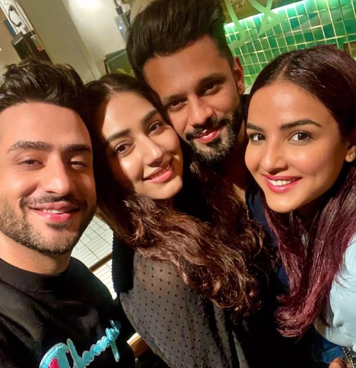अब हुई मुलाकात aly jasmin rahul disha