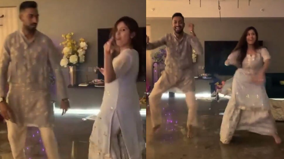'कजरारे' सॉन्ग पर Krunal Pandya ने पत्नी Pankhuri Sharma के साथ किया जबरदस्त डांस, देखिए Viral Video