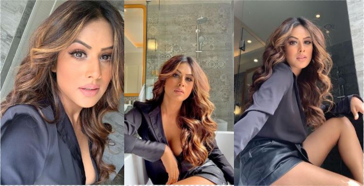 ब्लैक आउटफिट में Nia Sharma ने की हदें पार