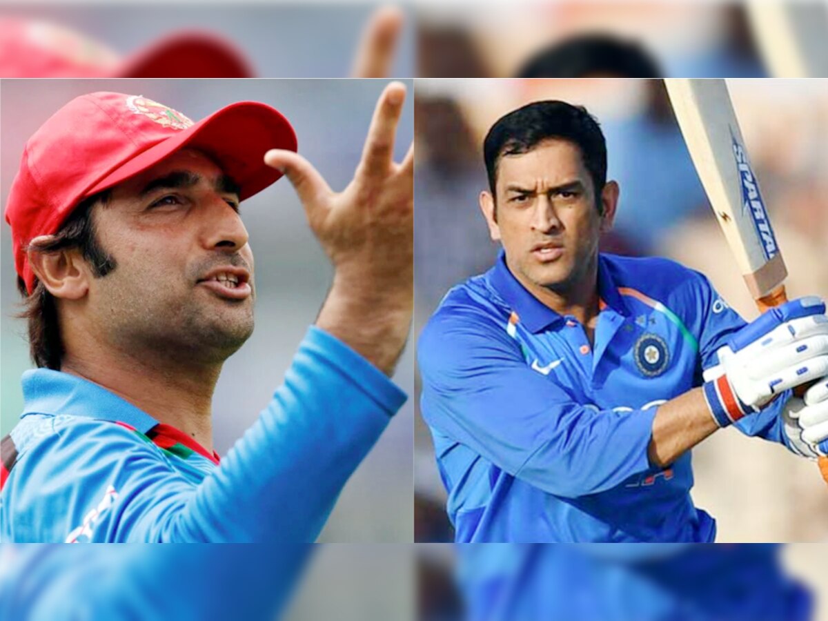 Asghar Afghan and MS Dhoni