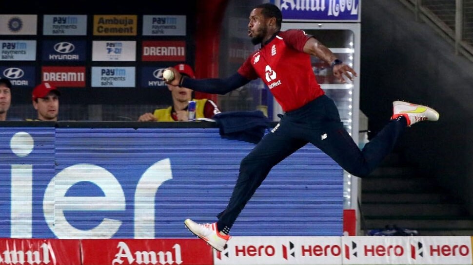 IND vs ENG: बाउंड्री के पास Chris Jordan और Jason Roy ने लपका शानदार कैच, हैरान रह गए Suryakumar Yadav