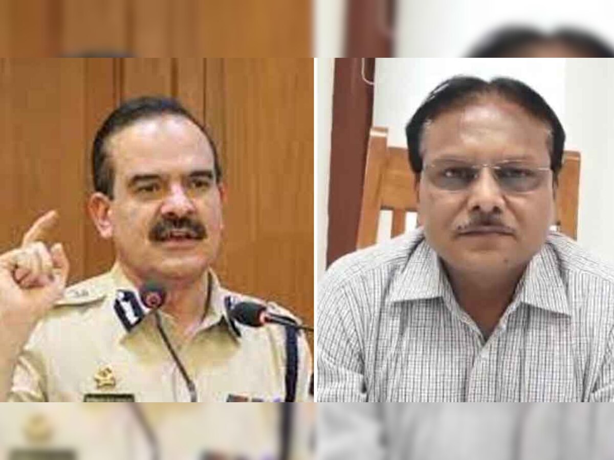 मुंबई के पूर्व पुलिस कमिश्नर परमबीर सिंह और ACP पाटिल. 