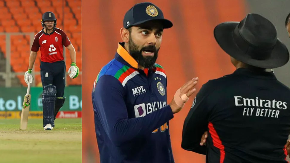 IND vs ENG Virat Kohli get angry over Jos Buttler during 5th T20 against  England, Umpires, Bhuvneshwar Kumar, Dawid Malan | IND vs ENG 5th T20: Jos  Buttler पर भड़के Virat Kohli,