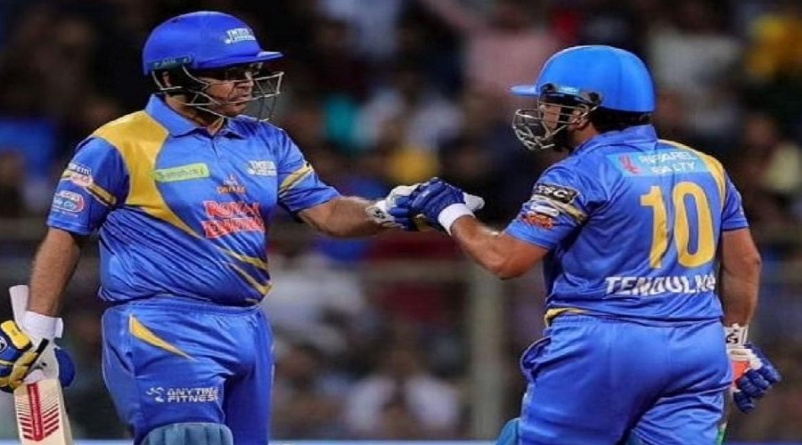 भारत और श्रीलंका के पूर्व दिग्गजों में खिताबी जंग, इंडिया लीजेंड्स ने दिया 182 रन का लक्ष्य