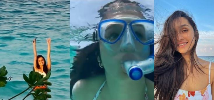 श्रद्धा कपूर का अंडरवाटर वीडियो हुआ वायरल, समुद्री जीव संग तैरती आईं नजर