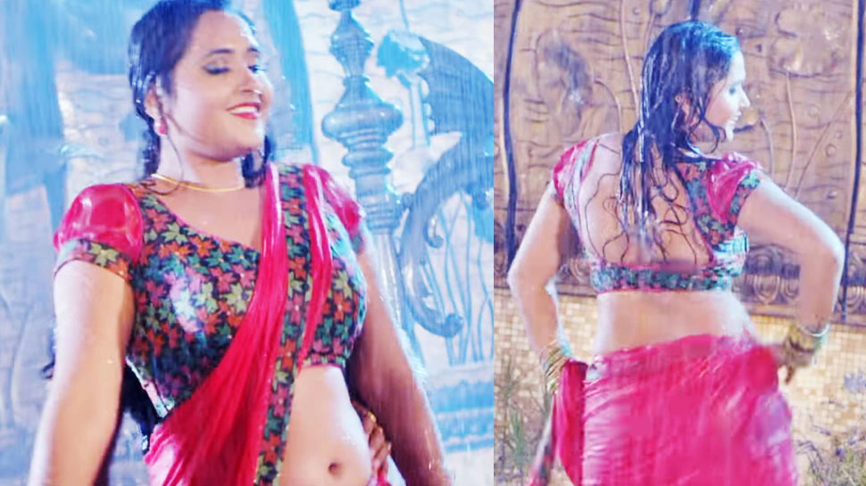 Kajal Raghwani ने बारिश में भीगते हुए मांगी छतरी, करोड़ों बार देखा गया भोजपुरी VIDEO