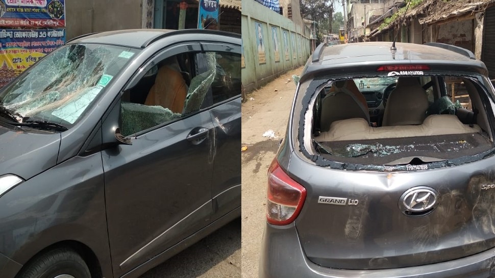 West Bengal Assembly Election 1st Phase Poll: शुवेंदु अधिकारी के भाई की कार पर हमला, TMC नेता पर आरोप