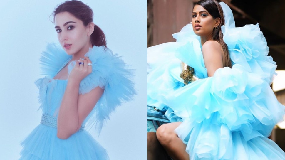 Nia Sharma Photoshoot in Blue Dress