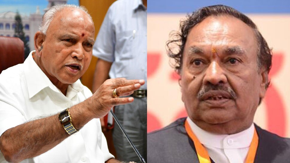 BJP के मंत्री Eshwarappa ने गवर्नर से की CM Yediyurappa की शिकायत, पार्टी को रास नहीं आई ये बात