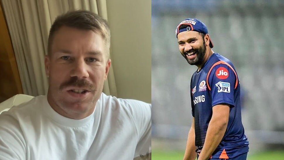 IPL 2021: David Warner ने Quarantine में परेशानी से बचने की मांगी सलाह, Rohit Sharma ने दिलाई Tik Tok की याद