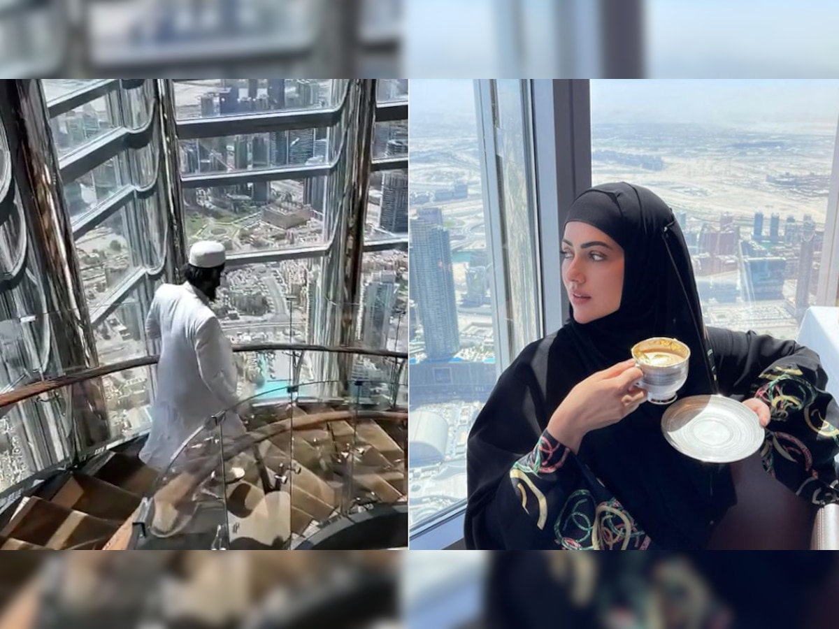 Sana Khan को पति ने बुर्ज खलीफा के टॉप पर दिया जबरदस्त सरप्राइज, देखिए PHOTOS & VIDEOS