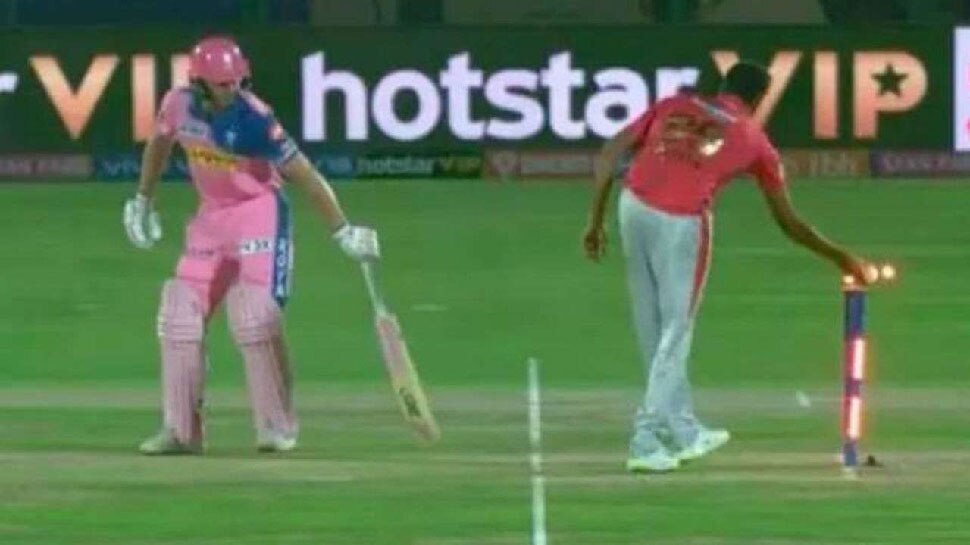 अश्विन ने बटलर को किया मांकड Ashwin Mankad Buttler
