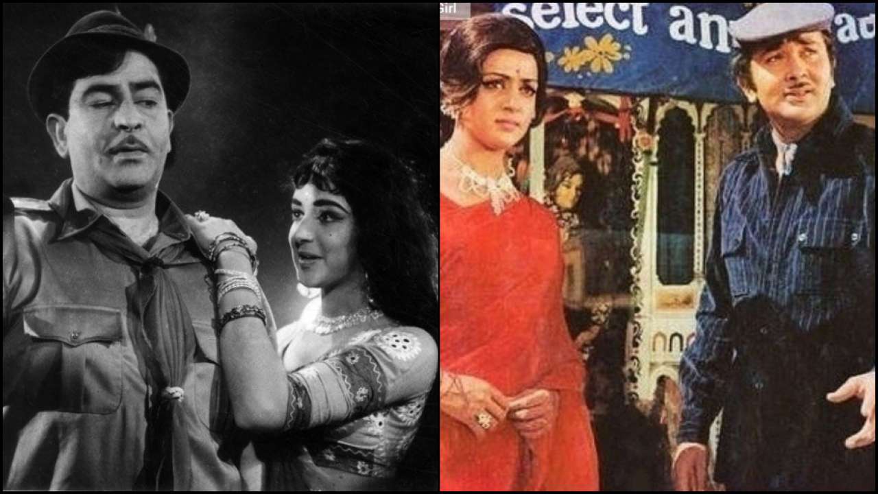 हेमा मालिनी के साथ राज कपूर और रणधीर कपूर Hema Malini with Raj Kapoor and Randhir Kapoor