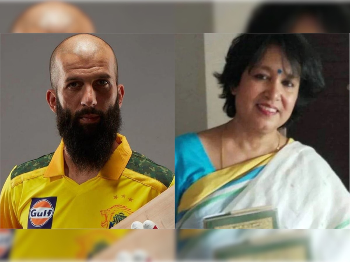 Moeen Ali  and Taslima Nasreen