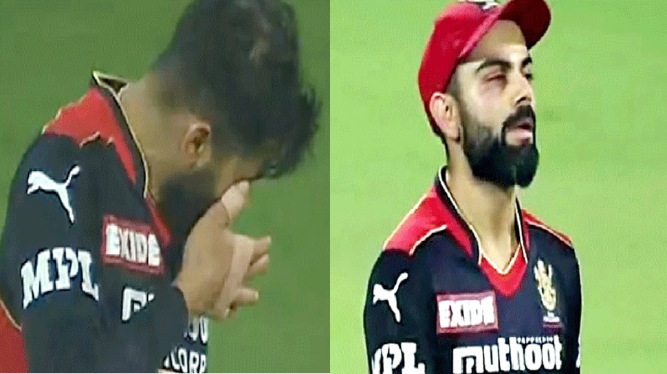 IPL 2021: पहले ही मैच में Virat Kohli के साथ हुआ हादसा, कैच के दौरान आंख के पास लगी चोट