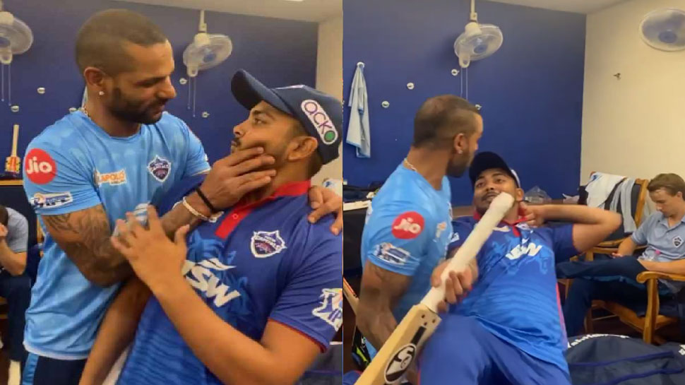 IPL 2021: Shikhar Dhawan ने कहा 'ए बेटे... मौज कर दी, फिर Prithvi Shaw ने दिया ये रिएक्शन