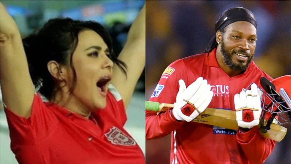 IPL 2021: Chris Gayle ने बरसाए ताबड़तोड़ छक्के, Preity Zinta ने खड़े होकर दिया ऐसा रिएक्शन