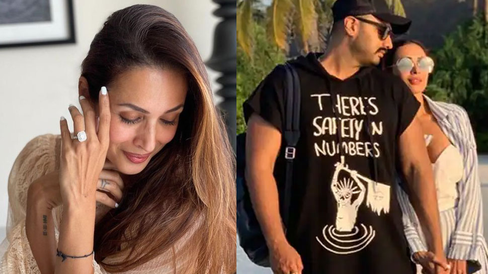 Malaika Arora और Arjun Kapoor ने की गुपचुप सगाई? डायमंड रिंग देख फैंस ने दी बधाई