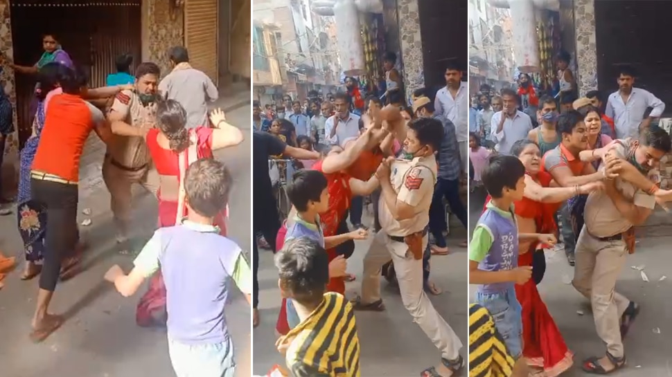 एक और पुलिस वाले के साथ मारपीट का VIDEO VIRAL, हेड कान्स्टेबल को 8-9 लोगों ने पीटा