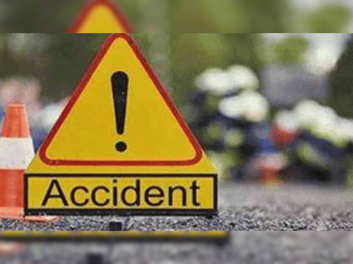 Accident: ट्रक और वैन में भीषण टक्कर, ड्राइवर की मौत, 8 घायल