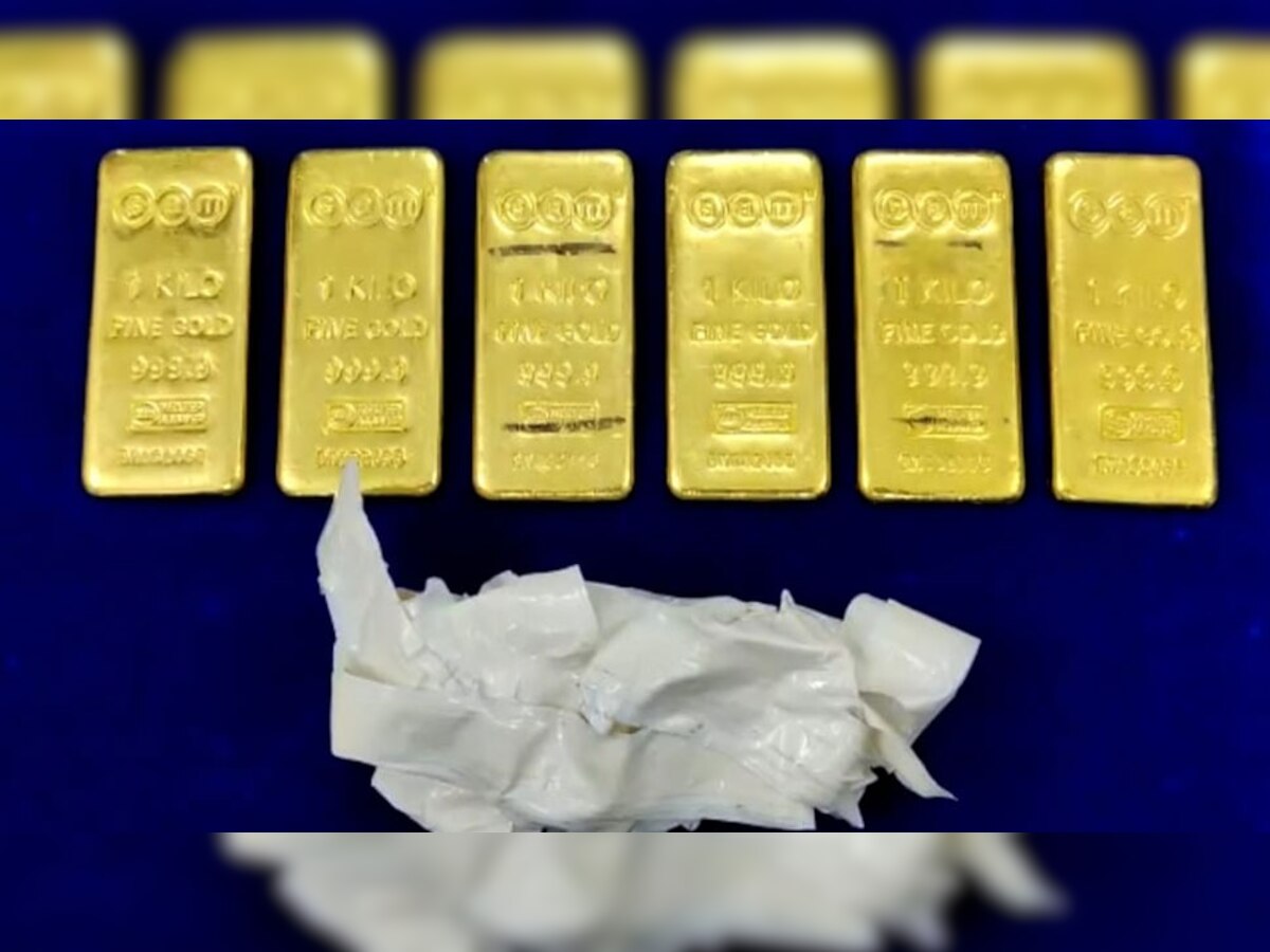 कस्टम डिपार्टमेंट ने पकड़ा 6 किलो सोना.