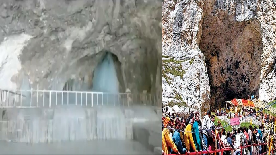 Amarnath Yatra: 28 जून से शुरू हो रही है अमरनाथ यात्रा, पवित्र गुफा से सामने आई बाबा बर्फानी की पहली तस्वीर