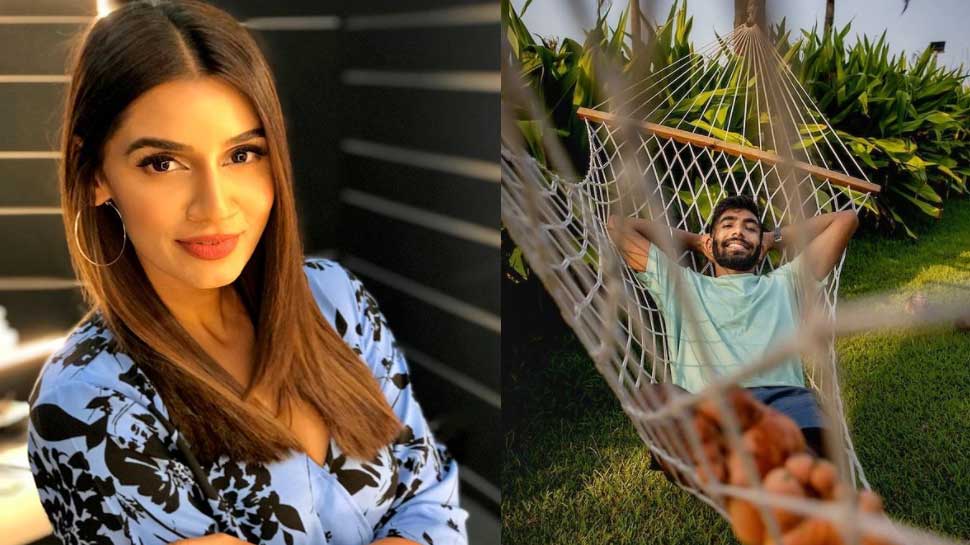 IPL 2021: Stylish Look में नजर आईं Sanjana Ganesan, पति Jasprit Bumrah किया रोमांटिक कमेंट