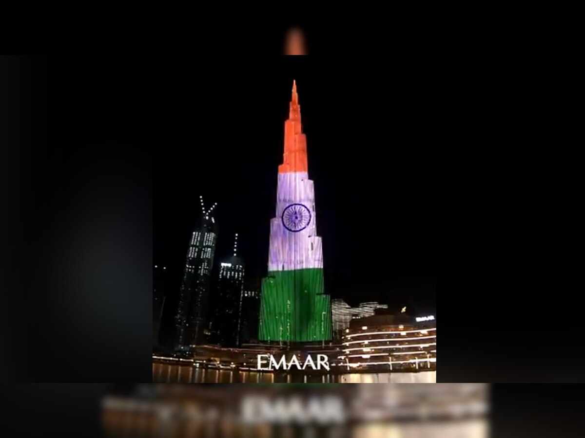 कोरोना से लड़ रहे भारत को मिला Burj Khalifa का समर्थन, तिरंगे के रंग में रंगा, देखें VIDEO