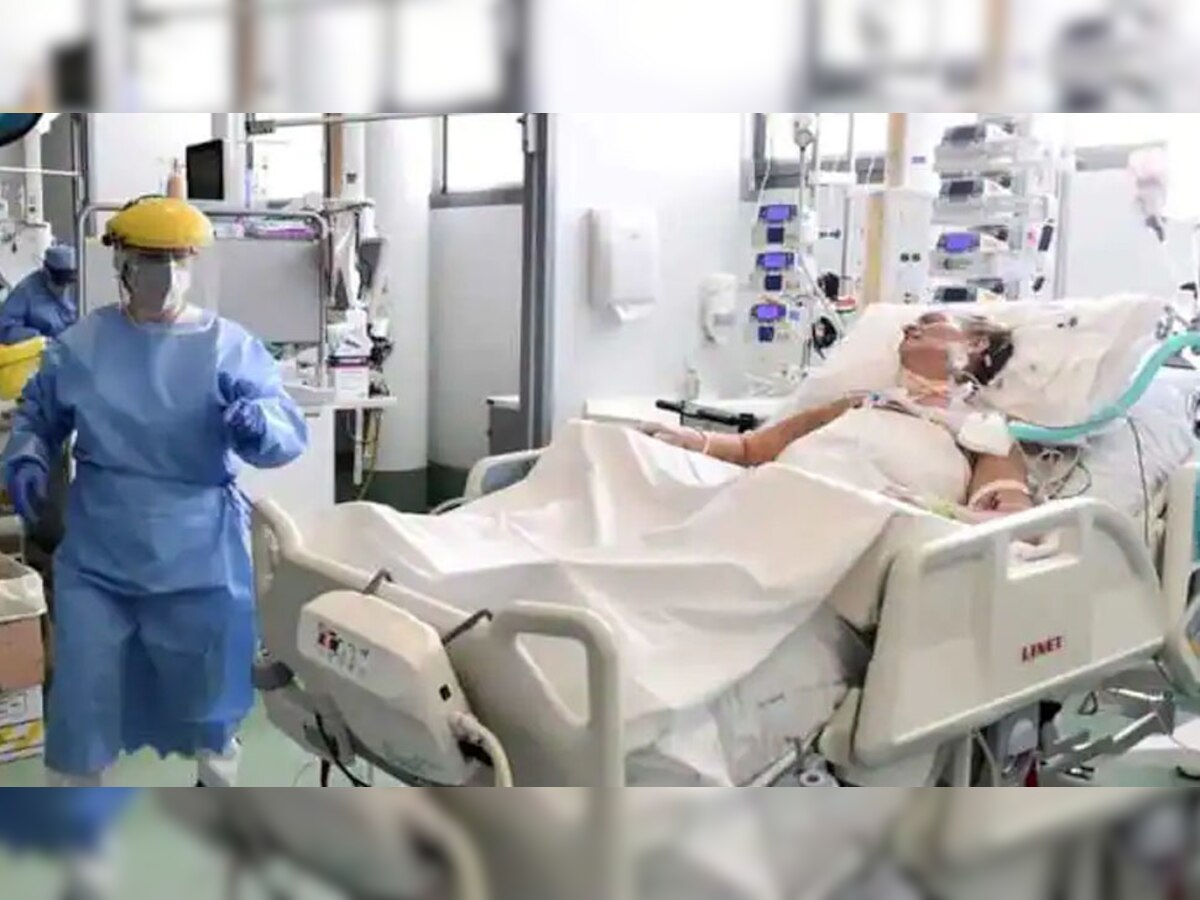 अस्पताल में भर्ती कोरोना मरीज (फाइल फोटो)