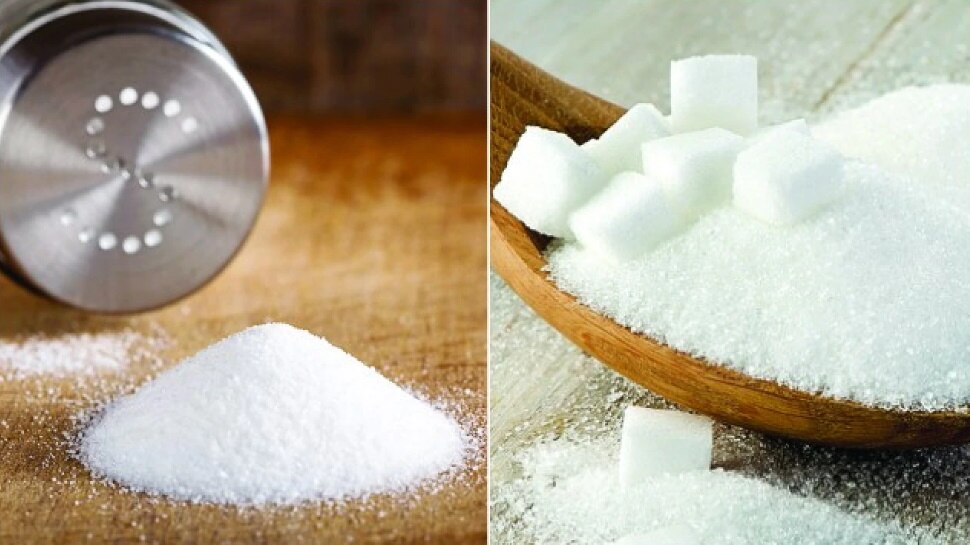 नमक और चीनी का सेवन कम करें salt and sugar less
