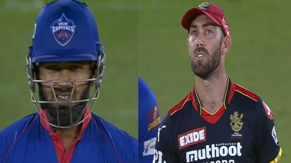 IPL 2021: Glenn Maxwell के छक्के को देख हैरान रह गए Rishabh Pant, स्टंप माइक में कैद हो गई मजेदार बात